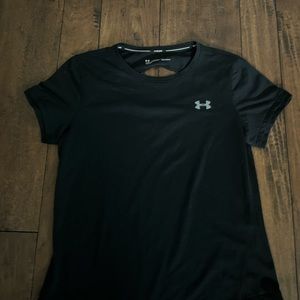 Under Armour black workout top